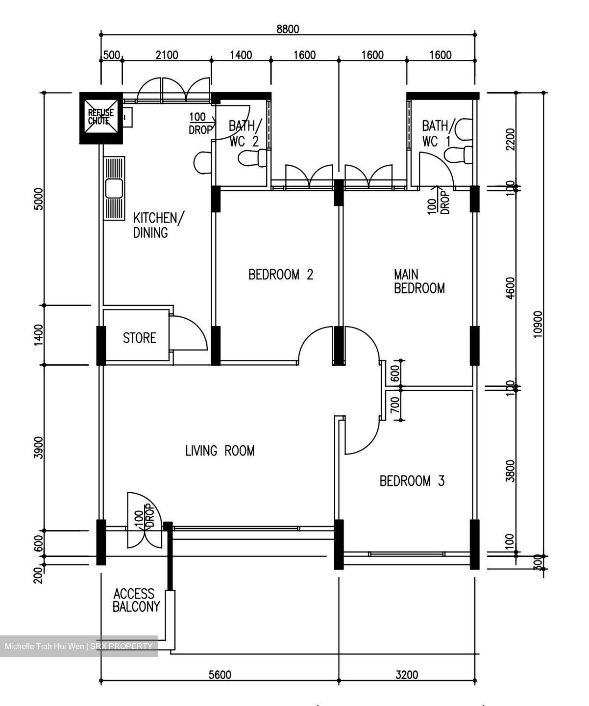 Blk 632 Hougang Avenue 8 (Hougang), HDB 4 Rooms #628372891